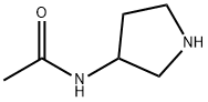 3-乙酰氨基吡咯烷 结构式