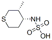 Sulfamic acid, (tetrahydro-3-methyl-2H-thiopyran-4-yl)-, cis- (9CI) 结构式