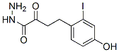 3-(iodo-4-hydroxyphenyl)propionyl carbohydrazide 结构式