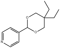 Pyridine, 4-(5,5-diethyl-1,3-dioxan-2-yl)- (9CI) 结构式