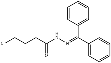 4-氯-N'-(二苯基亚甲基)丁酰肼 结构式