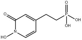 Phosphonic acid, [2-(1,2-dihydro-1-hydroxy-2-oxo-4-pyridinyl)ethyl]- (9CI) 结构式