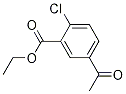 ethyl 5-acetyl-2-chlorobenzoate 结构式