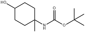 2-甲基-2-丙基(4-羟基-1-甲基环己基)氨基甲酸酯 结构式