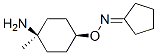 Cyclopentanone, O-(trans-4-amino-4-methylcyclohexyl)oxime (9CI) 结构式