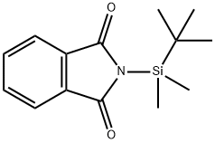 N-(叔丁基二甲基甲硅烷基)邻苯二甲酰亚胺 结构式