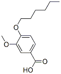 4-HEXYLOXY-3-METHOXY-BENZOIC ACID 结构式