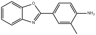 4-苯并恶唑-2-基-2-甲基-苯基胺 结构式