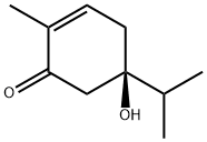 2-Cyclohexen-1-one,5-hydroxy-2-methyl-5-(1-methylethyl)-,(5R)-(9CI) 结构式