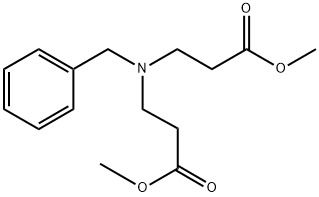 3,3'-(苄基亚氨基)二丙酸二甲酯 结构式