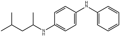 N-(1,3-二甲基丁基)-N'-苯基对苯二胺 结构式