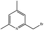 2-溴甲基-4,6-二甲基吡啶 结构式