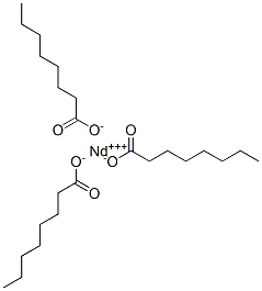 neodymium(3+) octanoate 结构式