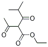 ethyl 3-oxo-2-acetyl-4-Methylpentanoate 结构式
