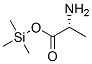 D-Alanine, trimethylsilyl ester (9CI) 结构式