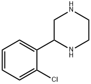 2-(2-氯苯基)哌嗪 结构式