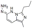 Imidazo[1,5-b]pyridazin-2(1H)-one, 5-methyl-7-propyl-, hydrazone (9CI) 结构式