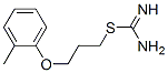 Carbamimidothioic acid, 3-(2-methylphenoxy)propyl ester (9CI) 结构式