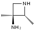 3-Azetidinamine,2,3-dimethyl-,trans-(9CI) 结构式