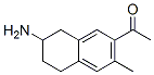 Ethanone, 1-(7-amino-5,6,7,8-tetrahydro-3-methyl-2-naphthalenyl)- (9CI) 结构式