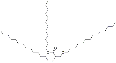 2,3-ditetradecyloxypropionic acid 1-dodecyl ester 结构式