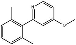 Pyridine, 2-(2,6-dimethylphenyl)-4-methoxy- (9CI) 结构式