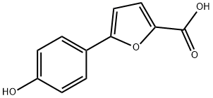 5-(4-Hydroxyphenyl)-furan-2-carboxylic acid 结构式