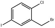 2-氯-5-碘溴苄 结构式
