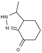 7H-Indazol-7-one,  2,3,3a,4,5,6-hexahydro-3-methyl- 结构式