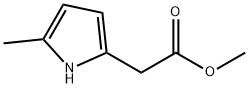 Methyl 5-methyl-1H-pyrrole-2-acetate 结构式