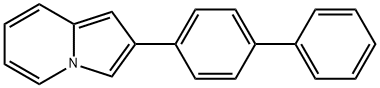 2-BIPHENYL-4-YL-INDOLIZINE 结构式