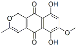 6,9-Dihydroxy-7-methoxy-3-methyl-1H-naphtho[2,3-c]pyran-5,10-dione 结构式