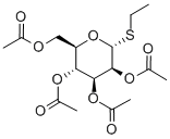 2,3,4,6-四-O-乙酰基-1-硫代-Α-D-吡喃甘露糖苷乙酯 结构式