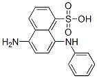 5-amino-8-anilinonaphthalene-1-sulphonic acid 结构式