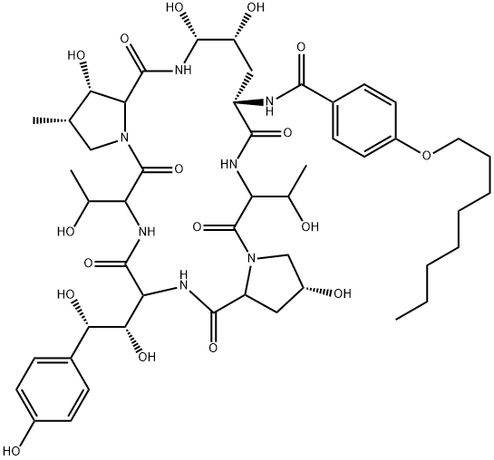 西洛芬净 结构式