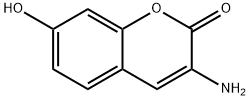3-氨基-7-羟基香豆素 结构式
