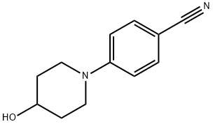 N-(4-CYANOPHENYL)-4-HYDROXYPIPERIDINE 结构式