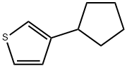 3-CYCLOPENTYLTHIOPHENE 结构式