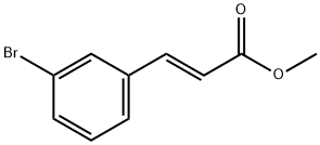 (E)-3-(3-溴苯基)丙烯酸甲酯 结构式