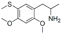 1-(2,4-dimethoxy-5-methylsulfanyl-phenyl)propan-2-amine 结构式