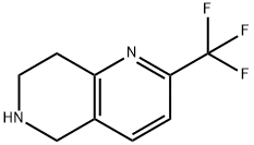 2-Trifluoromethyl-5,6,7,8-tetrahydro-[1,6]naphthyridine 结构式