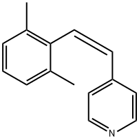 Pyridine, 4-[(1Z)-2-(2,6-dimethylphenyl)ethenyl]- (9CI) 结构式