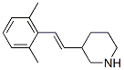 Piperidine, 3-[(1E)-2-(2,6-dimethylphenyl)ethenyl]- (9CI) 结构式