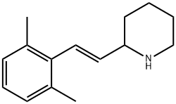 Piperidine, 2-[(1E)-2-(2,6-dimethylphenyl)ethenyl]- (9CI) 结构式