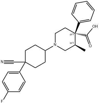 卡巴斯汀 结构式