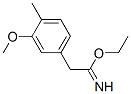 Benzeneethanimidic acid, 3-methoxy-4-methyl-, ethyl ester (9CI) 结构式