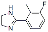 1H-Imidazole,  2-(3-fluoro-2-methylphenyl)-4,5-dihydro- 结构式