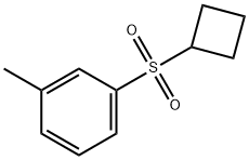 Benzene, 1-(cyclobutylsulfonyl)-3-methyl- (9CI) 结构式