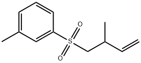 Benzene, 1-methyl-3-[(2-methyl-3-butenyl)sulfonyl]- (9CI) 结构式