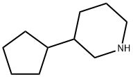 Piperidine, 3-cyclopentyl- (9CI) 结构式